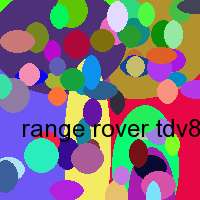 range rover tdv8