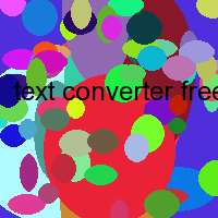 text converter freeware